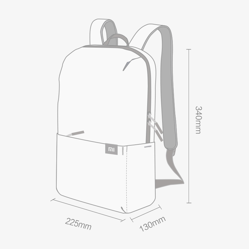  Xiaomi bl Ryggsck unisex 9 liter