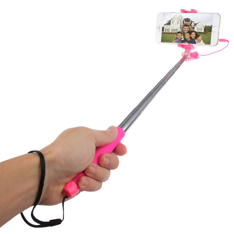 Selfiepinne med inbyggd kameraavtryckare - Haweel