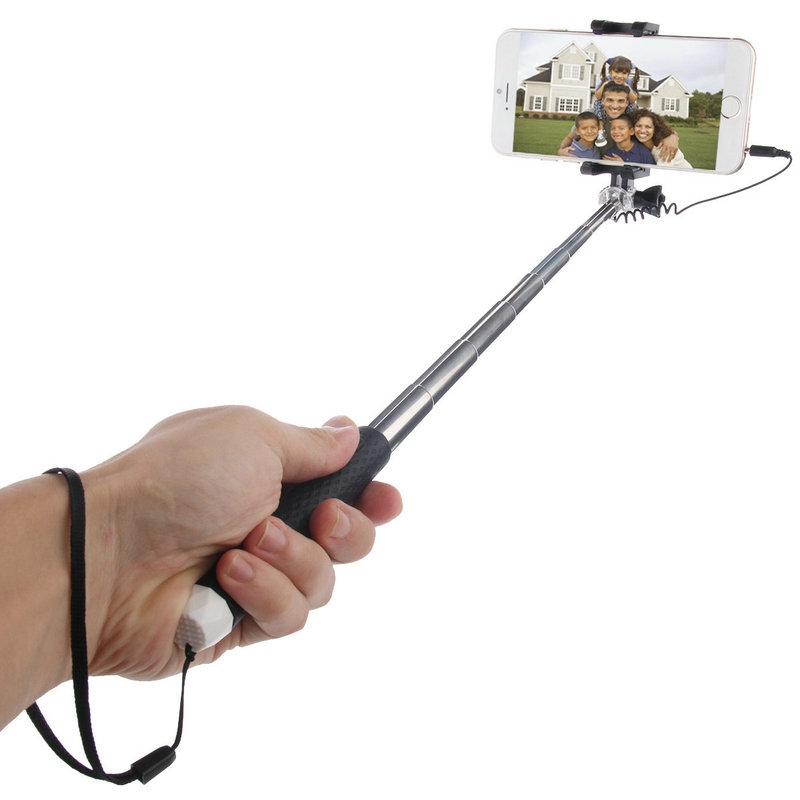  HAWEEL Multifunktionell selfiepinne med inbyggd kameraavtryckare