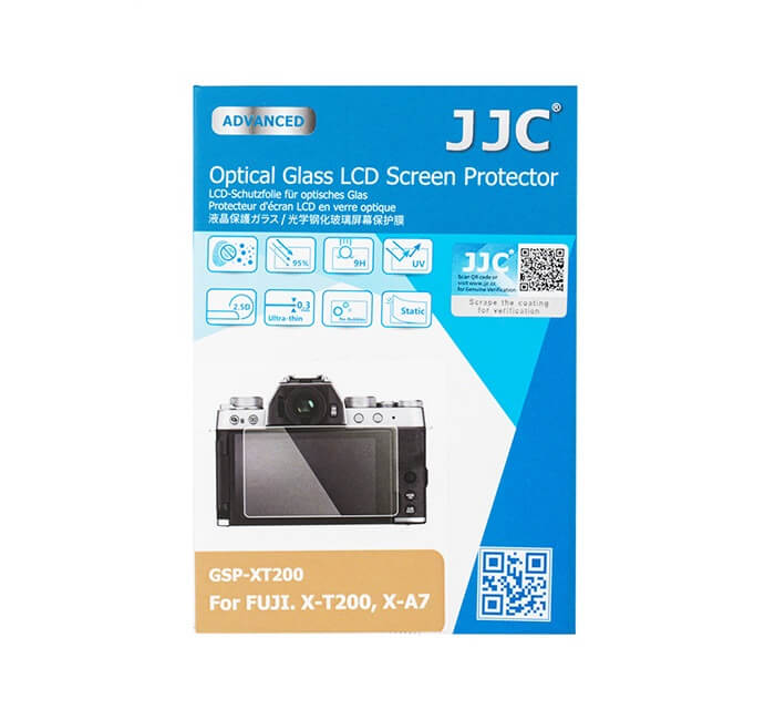  JJC Skrmskydd fr Fujifilm X-T200/ X-A7 optiskt glas 9H