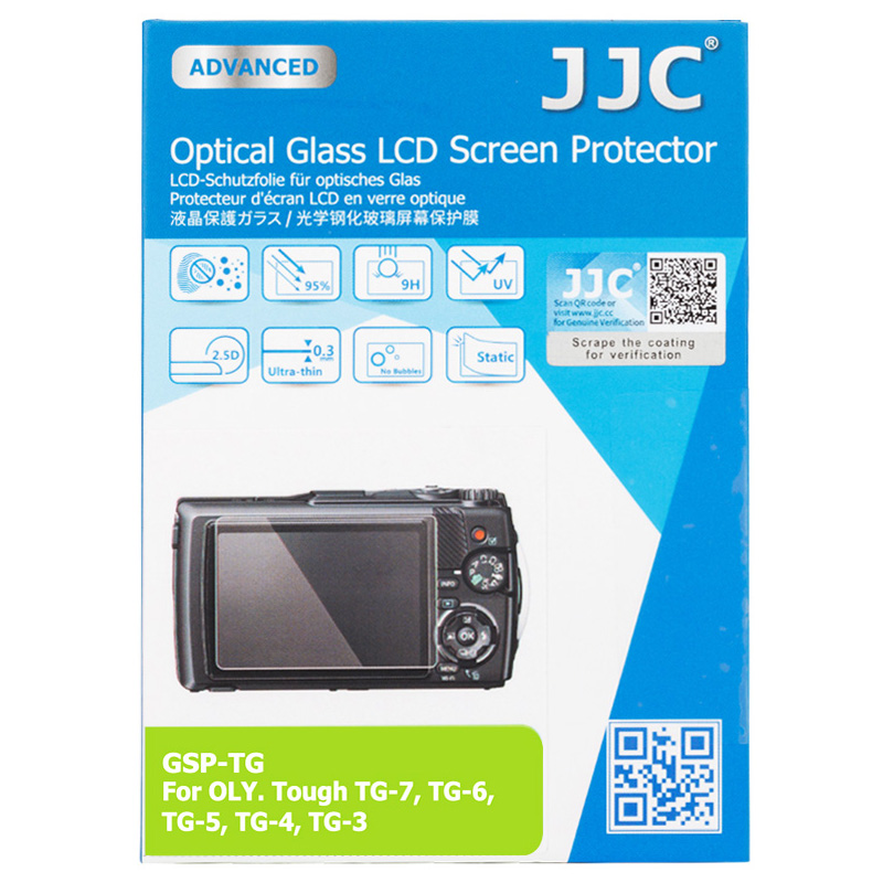 JJC Skärmskydd för Olympus Tough optiskt glas 9H