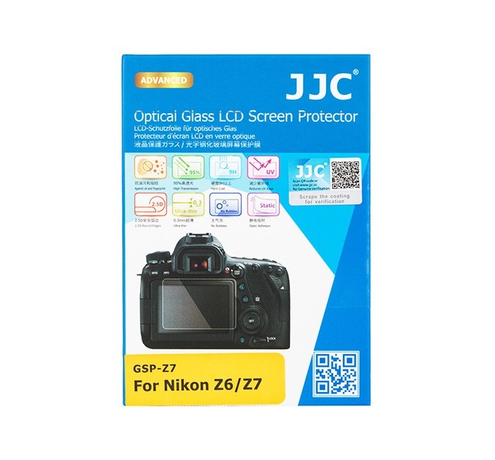  JJC Skrmskydd fr Nikon Z6 II/Z7 II/Z6/Z7/Z5 optiskt glas 9H