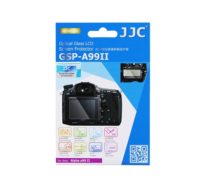  JJC Skrmskydd fr Sony Aplha A99 II optiskt glas