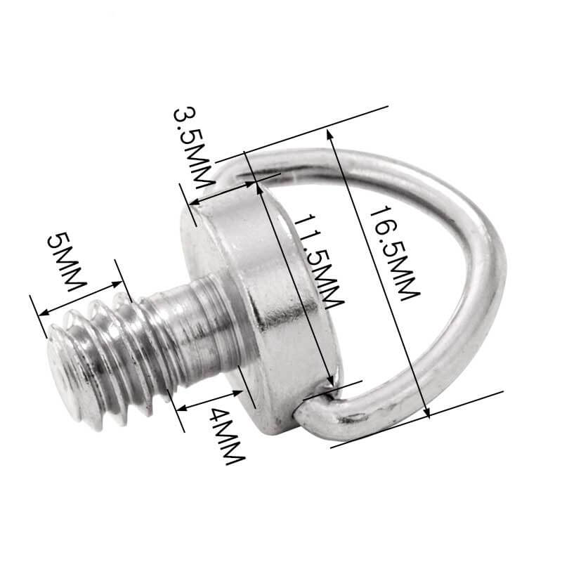  2st Adapterskruvar 1/4-tum fr snabbkopplingsplatta - Bexin LS076