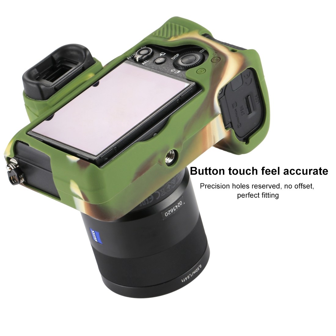 PULUZ Mjukt skyddsfodral för Sony ILCE-7MII / 7SMII / 7RMII (Kamouflage)