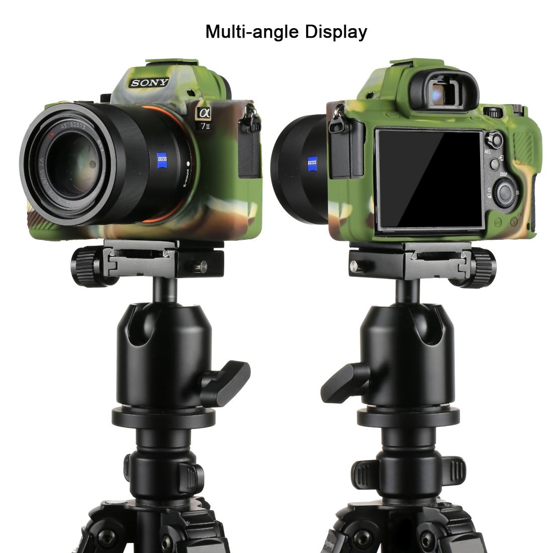 PULUZ Mjukt skyddsfodral för Sony ILCE-7MII / 7SMII / 7RMII (Kamouflage)