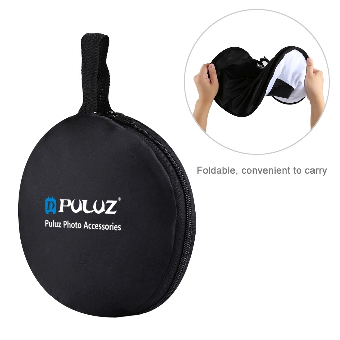 PULUZ 45cm - Rund makro & porträtt-softbox för Speedlights