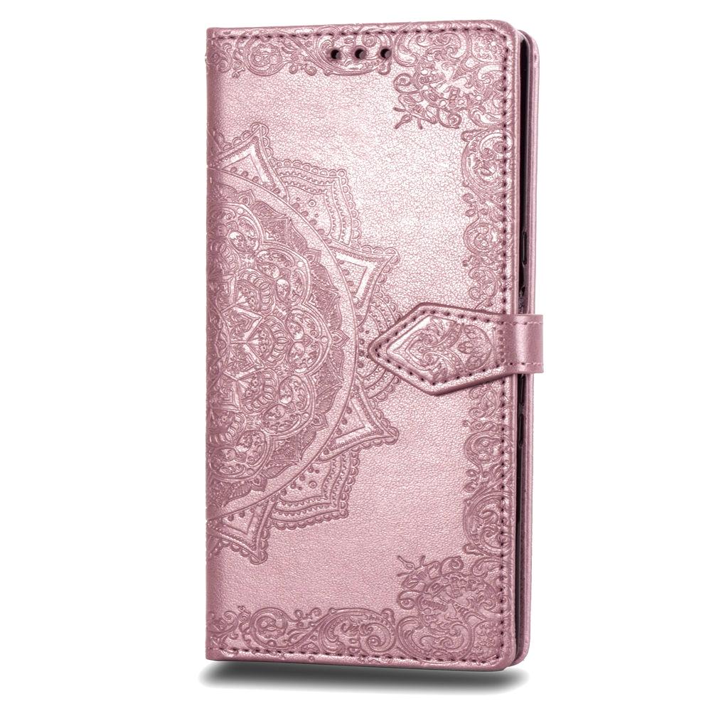 Plånboksfodral för Sony Xperia 10 - Mandala Roséguld