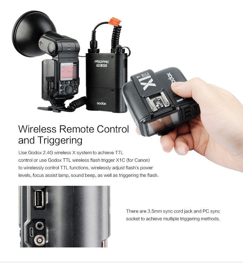 Godox AD360II-N WISTRO [TTL] Bärbara Blixt med PB960 Batteripack