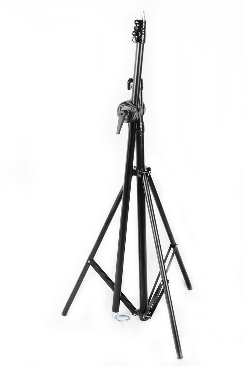 Bomstativ (Studiostativ 2.2m + bomarm 2.1m + motvikt)