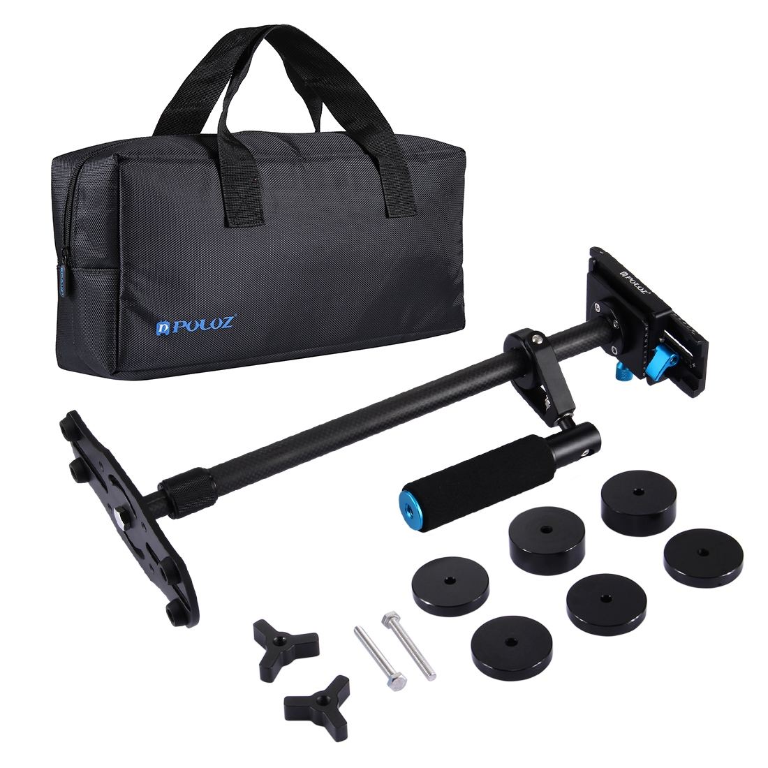 Puluz Stabilizer Kolfiber/Alu 38.5-61.5cm - Retur pga ångerrätten