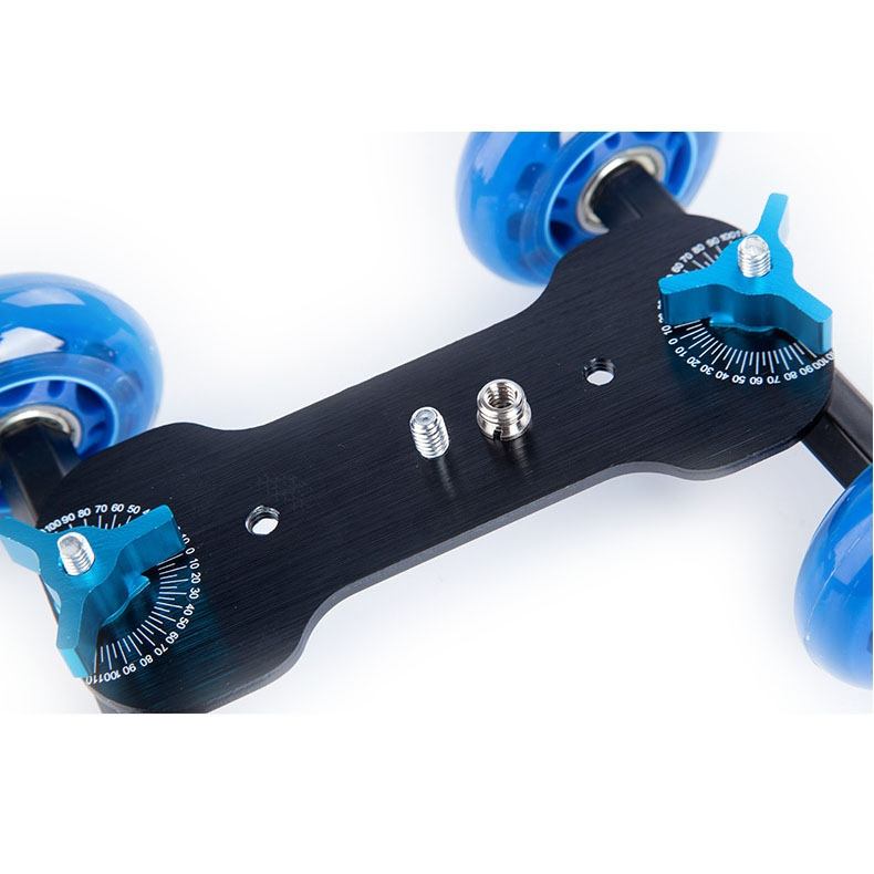 DEBO First Generation Dolly Car för DSLR / Videokamera (Blå)