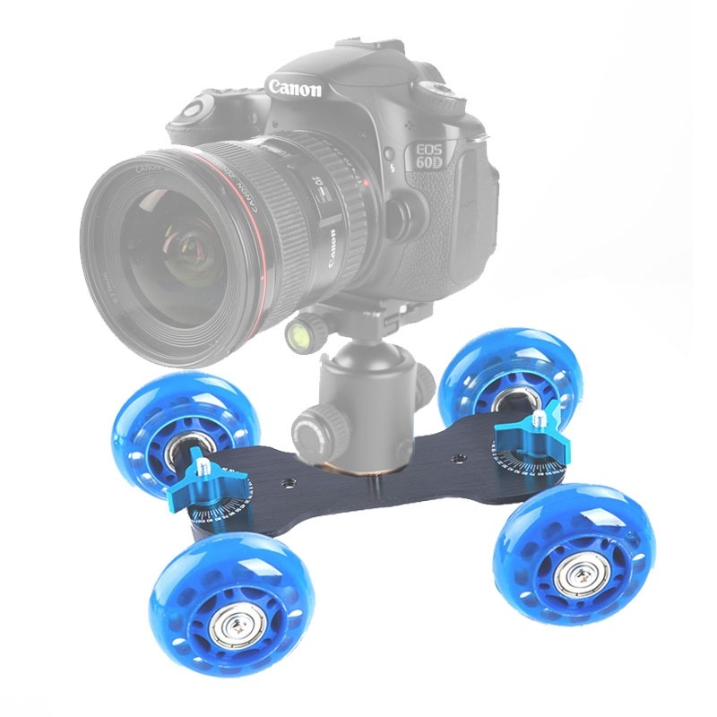 DEBO First Generation Dolly Car för DSLR / Videokamera (Blå)