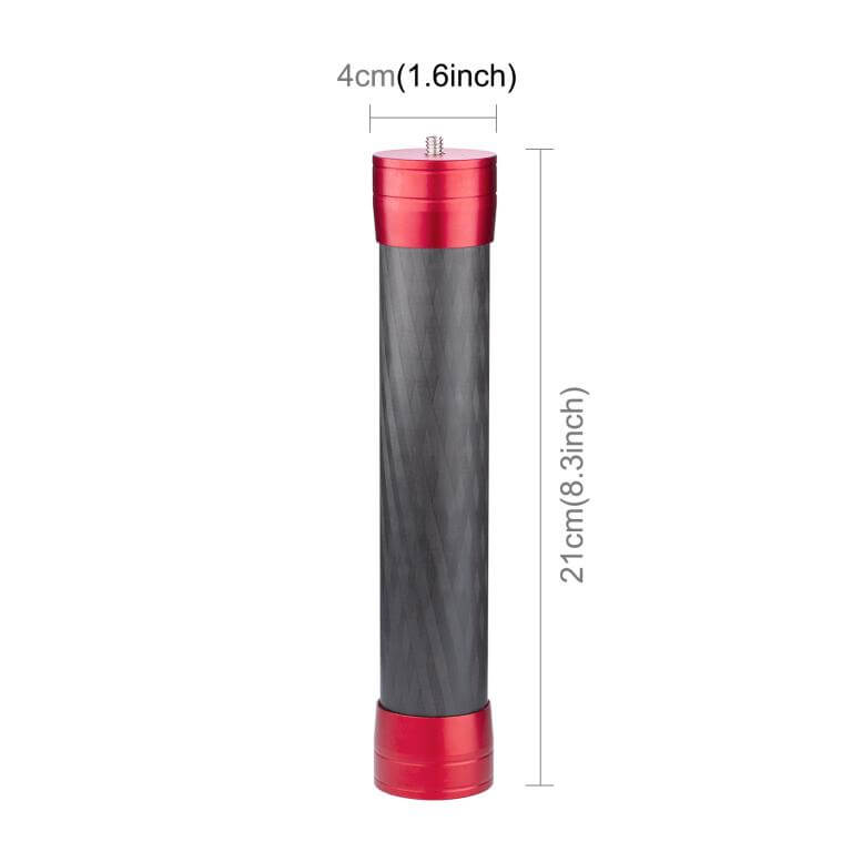 Puluz Stativförlängare 21cm av kolfiber för Gimbal och stativ