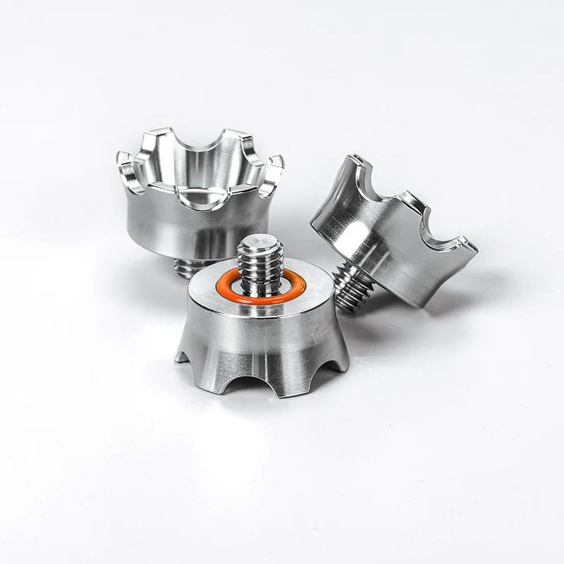  Sunwayfoto TP-02 Rostfria stativfötter med klo – 3/8-tum universalfäste 3-pack från Kamda – snabb leverans och trygg e-handel