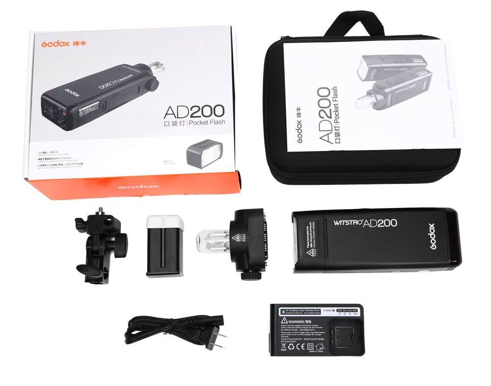 Godox AD200 TTL Pocketblixt-kit UTGÅTT KÖP AD200 Pro