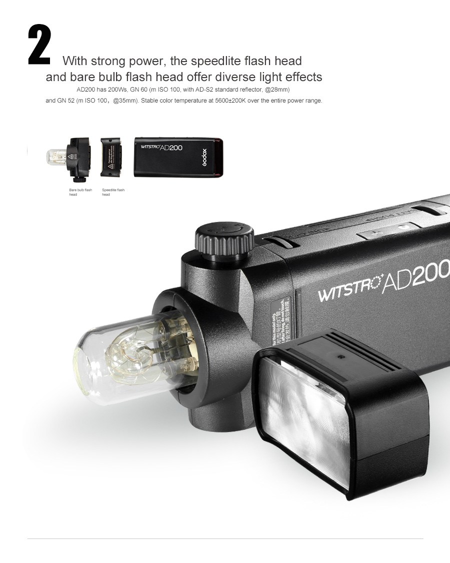  Godox AD200 TTL Pocketblixt-kit - Retur ngerrtt