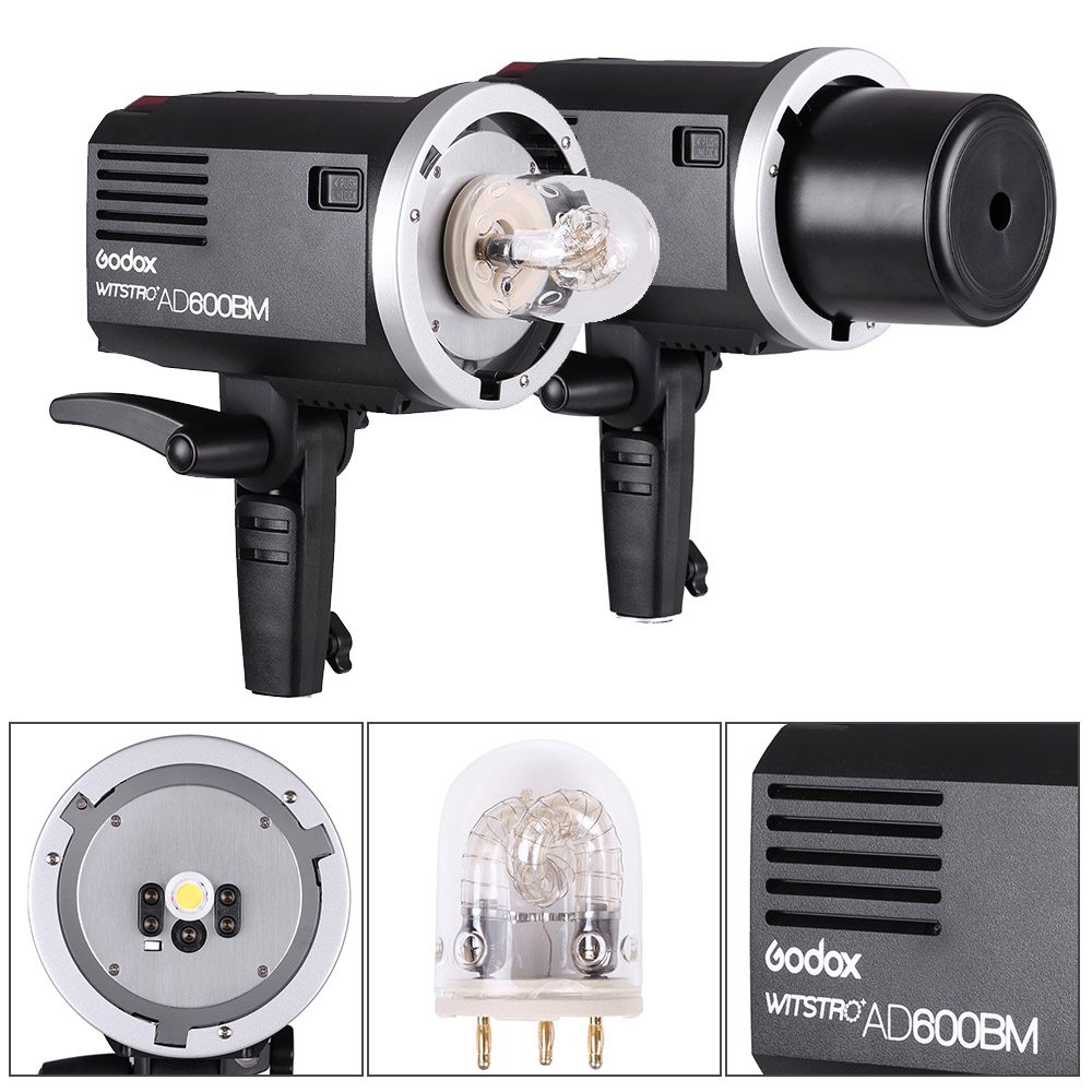 Godox Witstro AD600BM Studioblixt-kit med fäste för Bowens