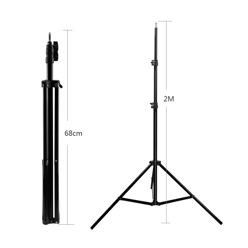  Studiostativ 200cm för fotostudion från Kamda – snabb leverans och trygg e-handel