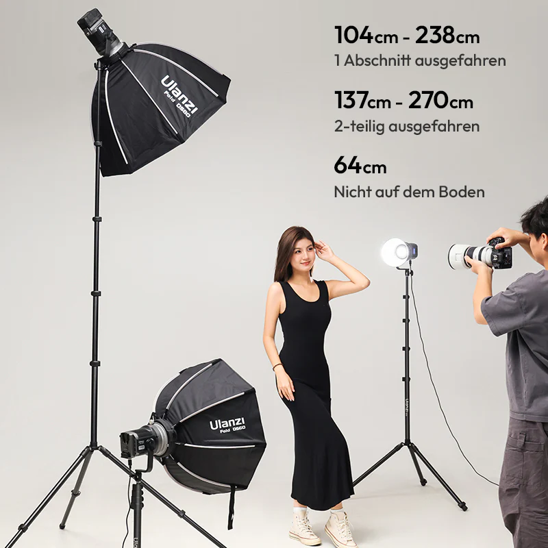 Ulanzi T097 Studiostativ 270cm från Kamda – snabb leverans och trygg e-handel