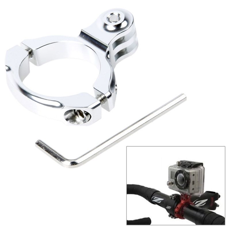  Styrfäste för GoPro Hero9 Black /8 /7 /6 /5 /4 /3+ /3 /2 /1 Silver