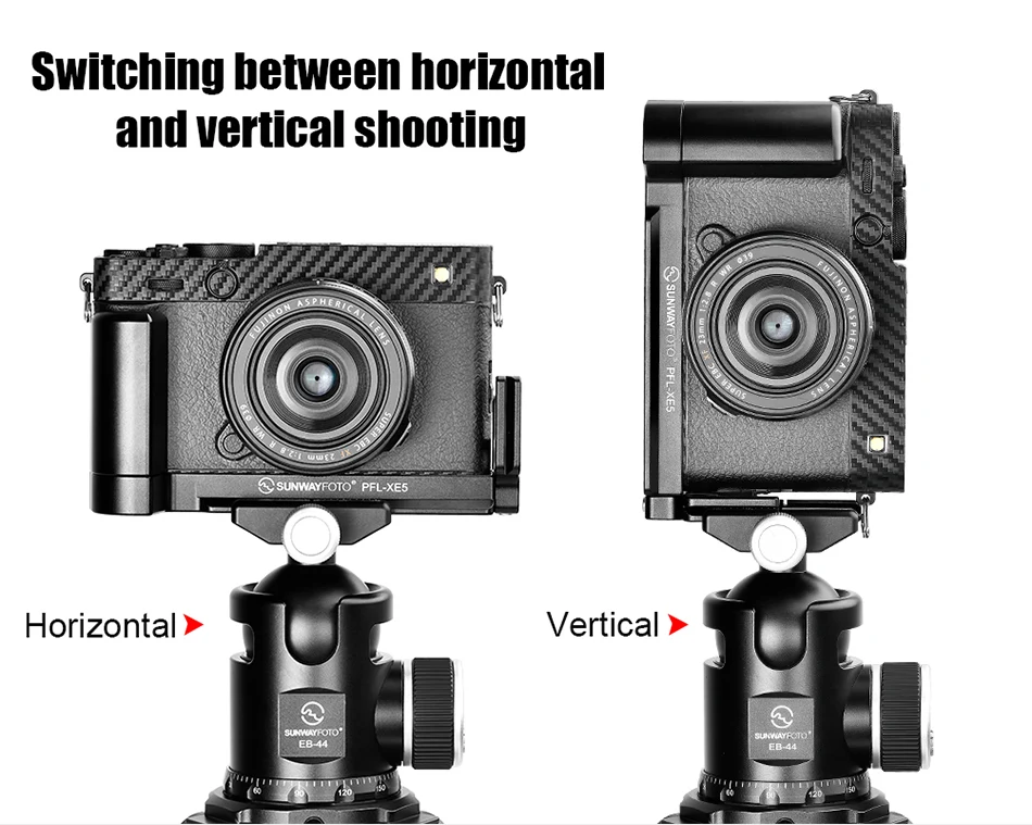  Sunwayfoto L-bracket med handgrepp för Fujifilm X-E5 (PFL-XE5) från Kamda – snabb leverans och trygg e-handel