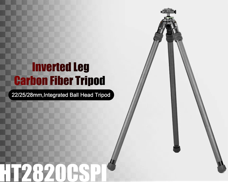  Sunwayfoto HT2820CSPI-S kolfiberstativ 124cm med integrerat kulhuvud och Arca från Kamda – snabb leverans och trygg e-handel