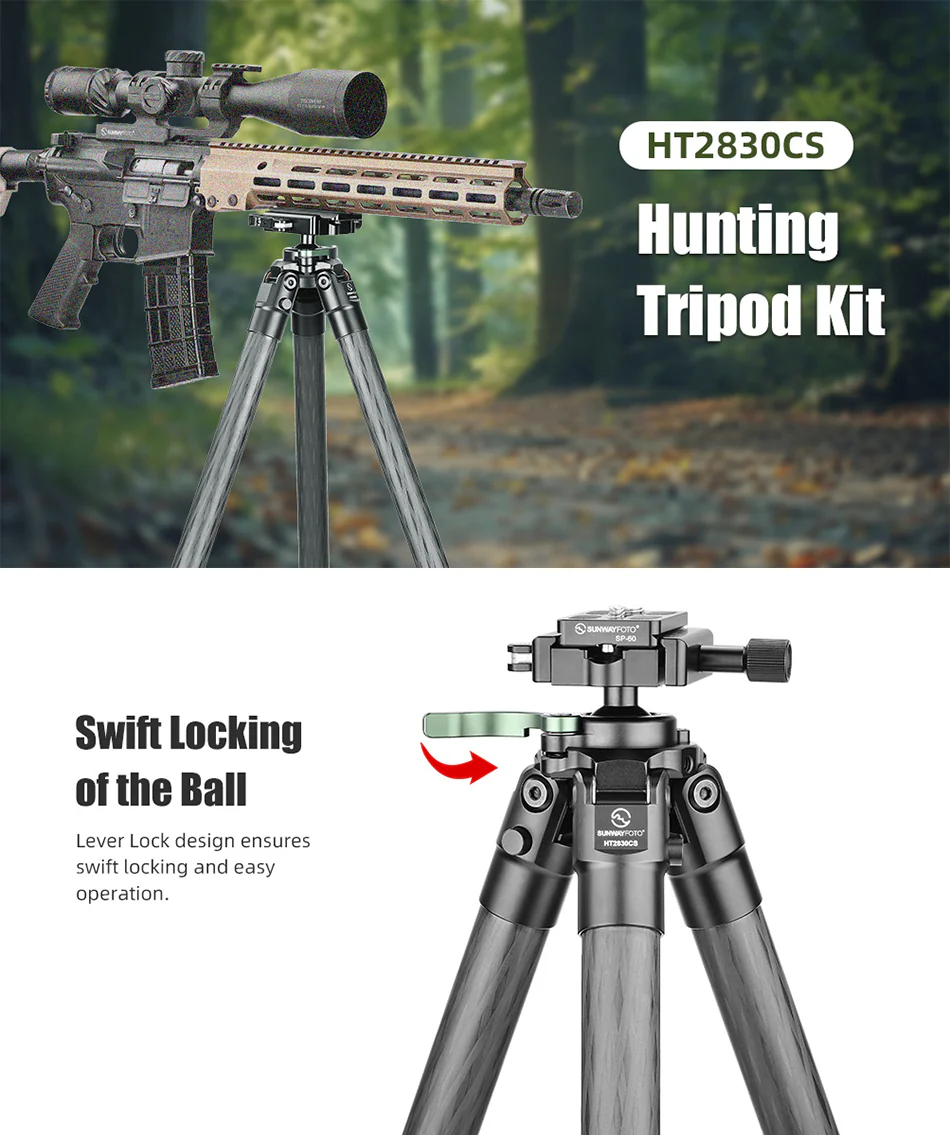 Sunwayfoto HT2830CS Kolfiberstativ 147cm 20 kg