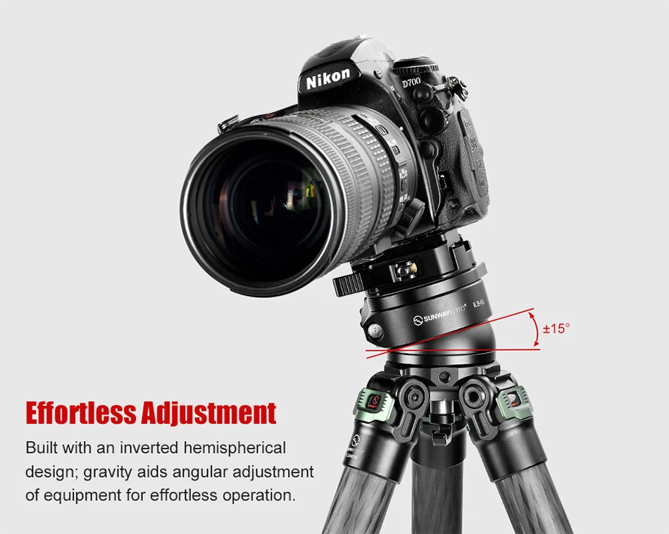  Sunwayfoto ILB-65+SC-64 65 mm nivelleringsbas med Arca-Swiss från Kamda – snabb leverans och trygg e-handel