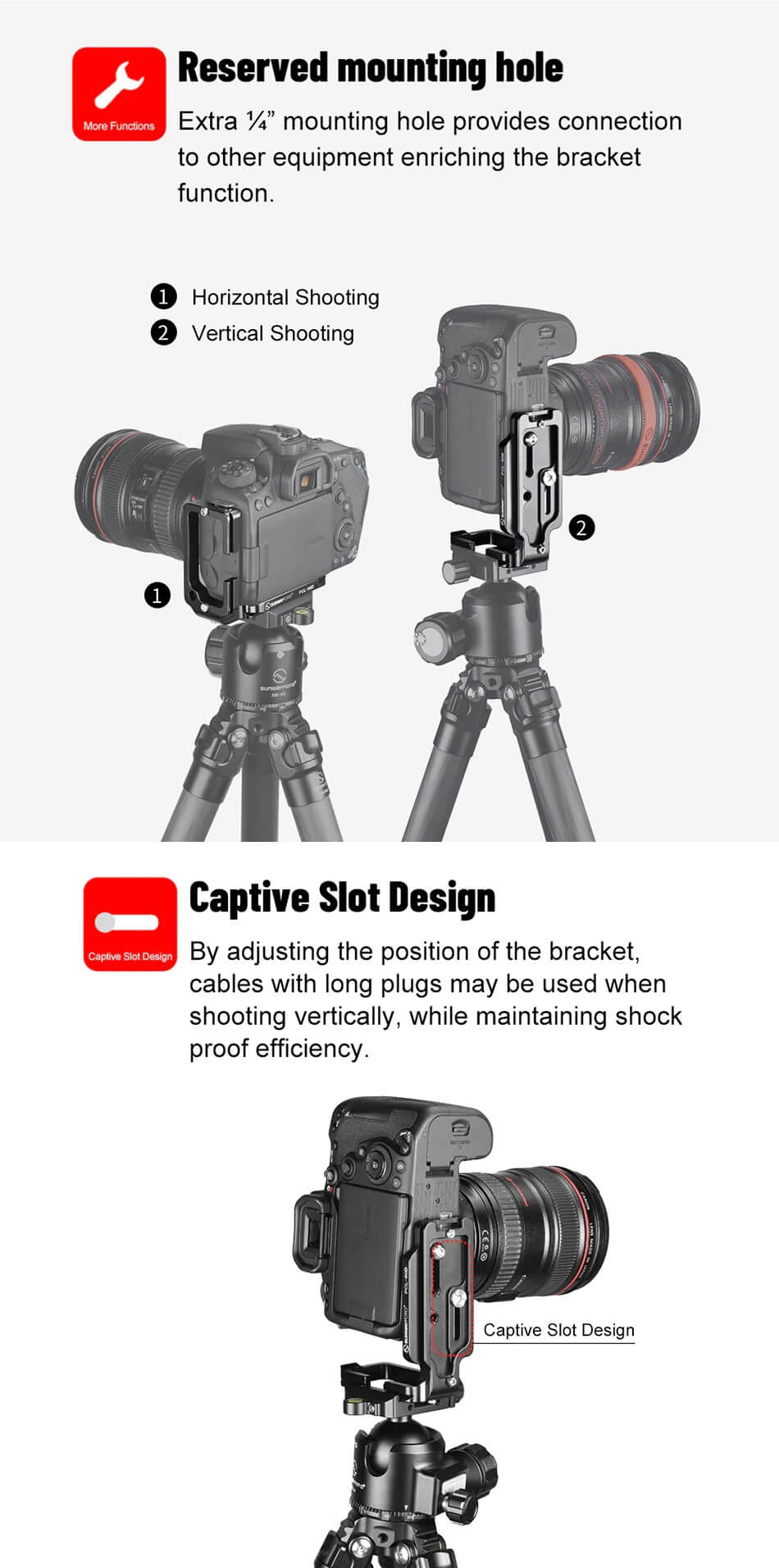  Sunwayfoto L-Bracket fr Canon EOS 90D