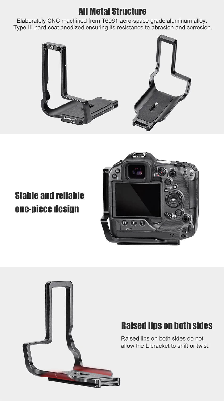  Sunwayfoto L-Bracket fr Canon EOS R3