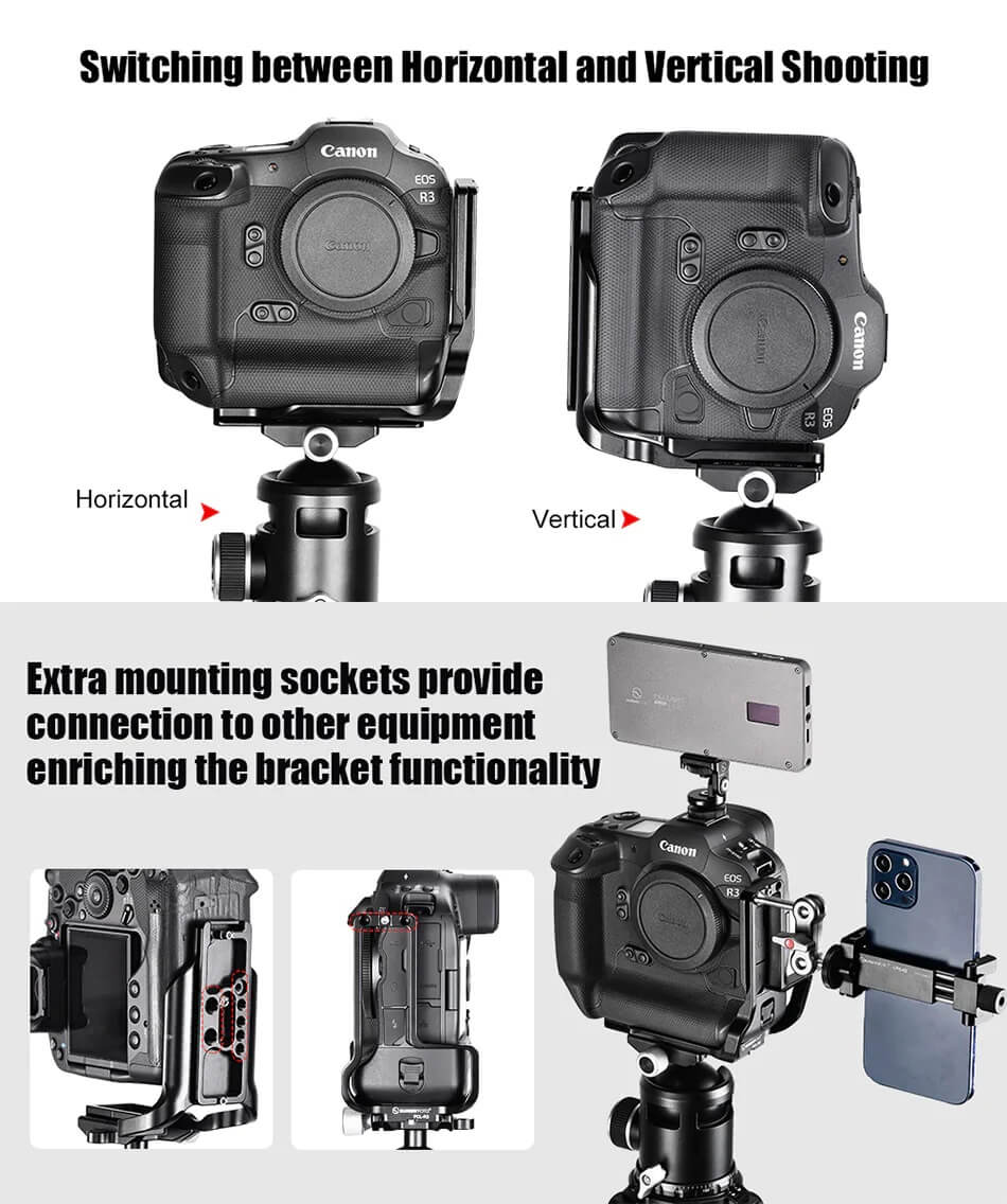  Sunwayfoto L-Bracket fr Canon EOS R3