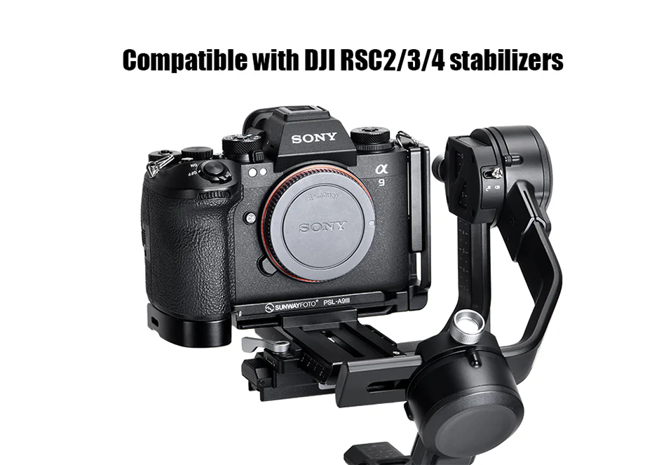 Sunwayfoto L-Bracket för Sony A9III & A1II från Kamda – snabb leverans och trygg e-handel