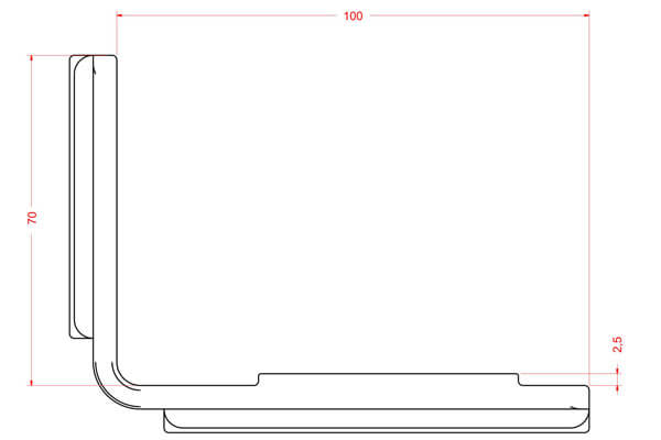  Sunwayfoto L-Bracket Universal fr breda kameror