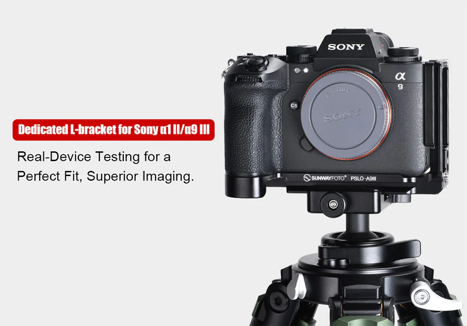  Sunwayfoto L-fäste i ett stycke för Sony A9 III & A1 II – Arca-Swiss från Kamda – snabb leverans och trygg e-handel