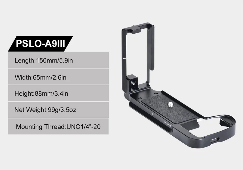  Sunwayfoto L-fäste i ett stycke för Sony A9 III & A1 II – Arca-Swiss från Kamda – snabb leverans och trygg e-handel