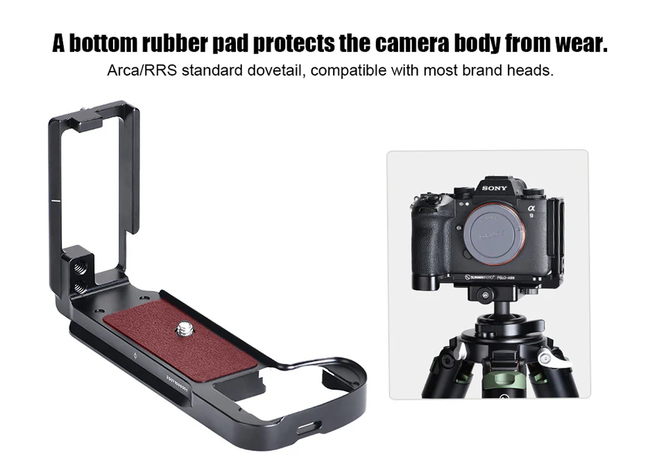  Sunwayfoto L-fäste i ett stycke för Sony A9 III & A1 II – Arca-Swiss från Kamda – snabb leverans och trygg e-handel