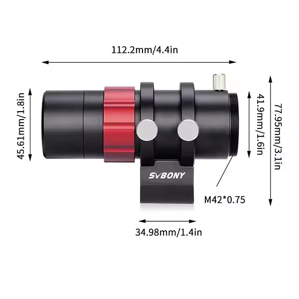  Svbony SV165 guideteleskop 30 mm f/4 för astrofotografering från Kamda – snabb leverans och trygg e-handel