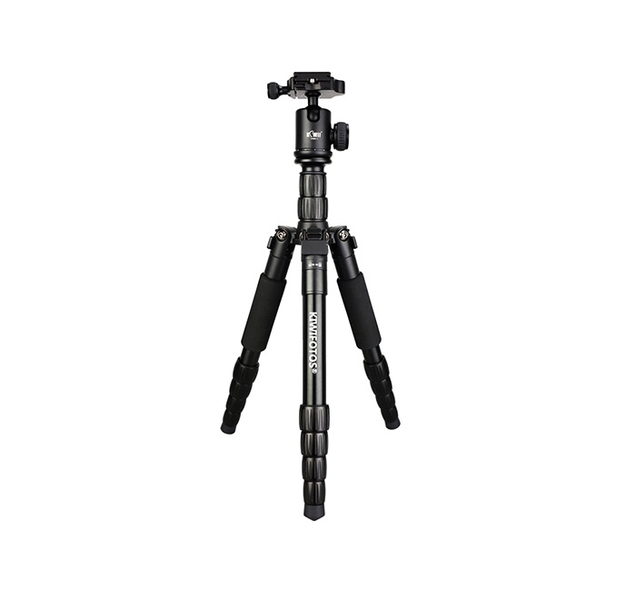 Kamerastativ 135cm 2i1 med kulled - Kiwifoto Pro