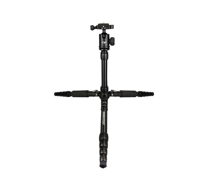 Kamerastativ 135cm 2i1 med kulled - Kiwifoto Pro
