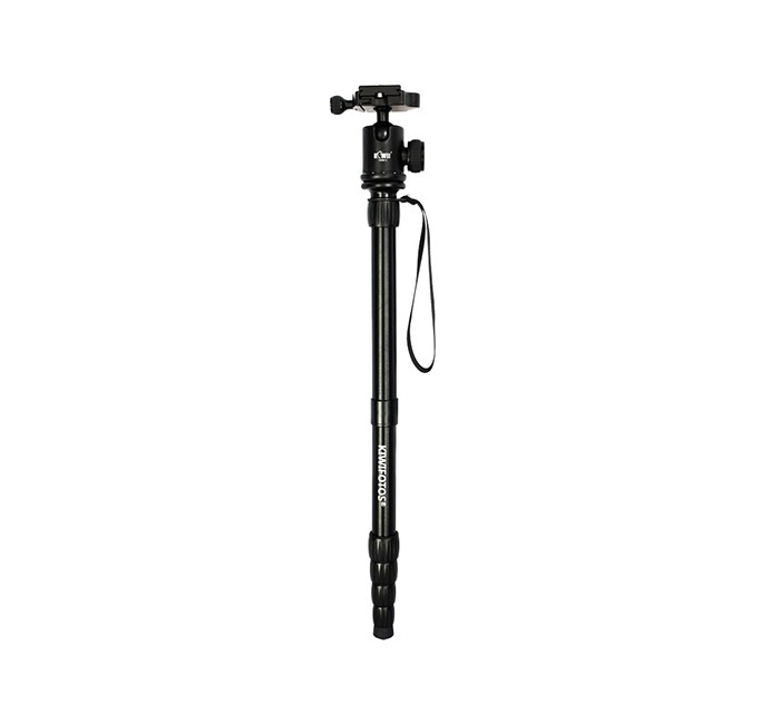 Kamerastativ 135cm 2i1 med kulled - Kiwifoto Pro