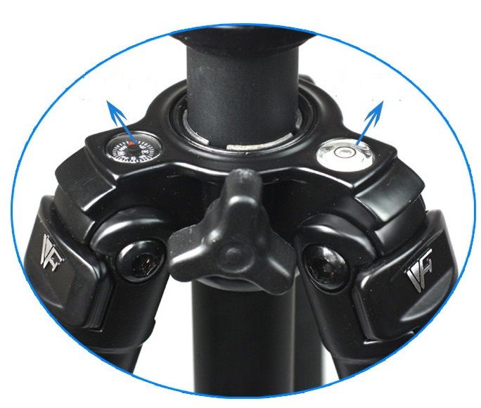 Weifeng WF-6662A Trebensstativ 163cm med kulledshuvud