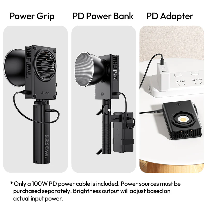 Ulanzi C01 100W COB Light – Kompakt, kraftfull och portabel videobelysning från Kamda – snabb leverans och trygg e-handel