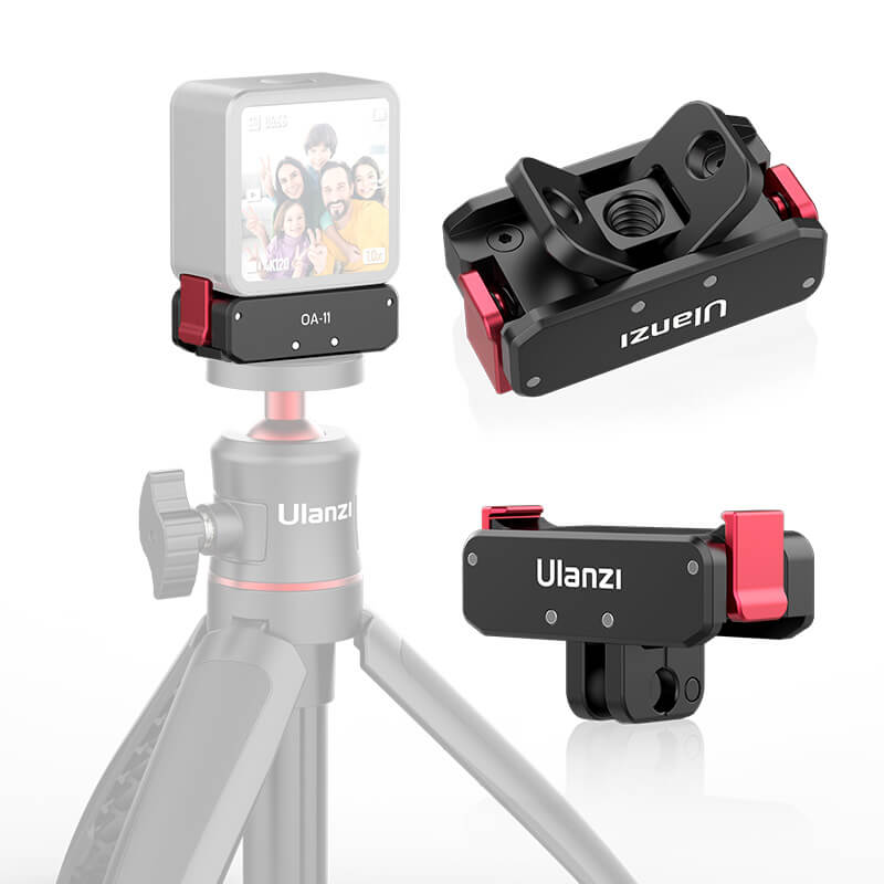  Ulanzi Folding Fingers med 1/4-tum gnga magnetfste fr DJI Osmo Action 2/3/4