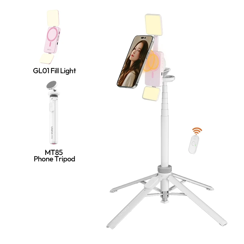  Ulanzi GL01 GlowUp Magnetisk LED-videolampa för smartphone (MagSafe) från Kamda – snabb leverans och trygg e-handel