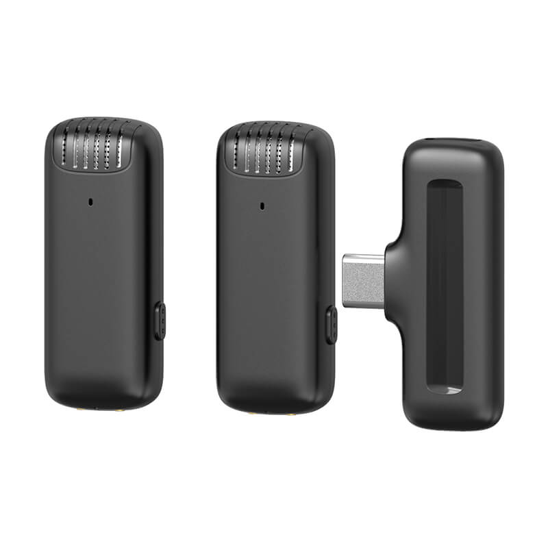 Ulanzi J12 Trådlöst mikrofonsystem för mobil/surfplatta med laddbox android