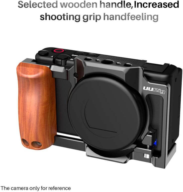 Ulanzi Kamerabur med trähandatg för Sony ZV1