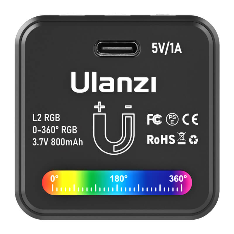  Ulanzi L2 RGB Led-belysning fr filminspelning fotografering