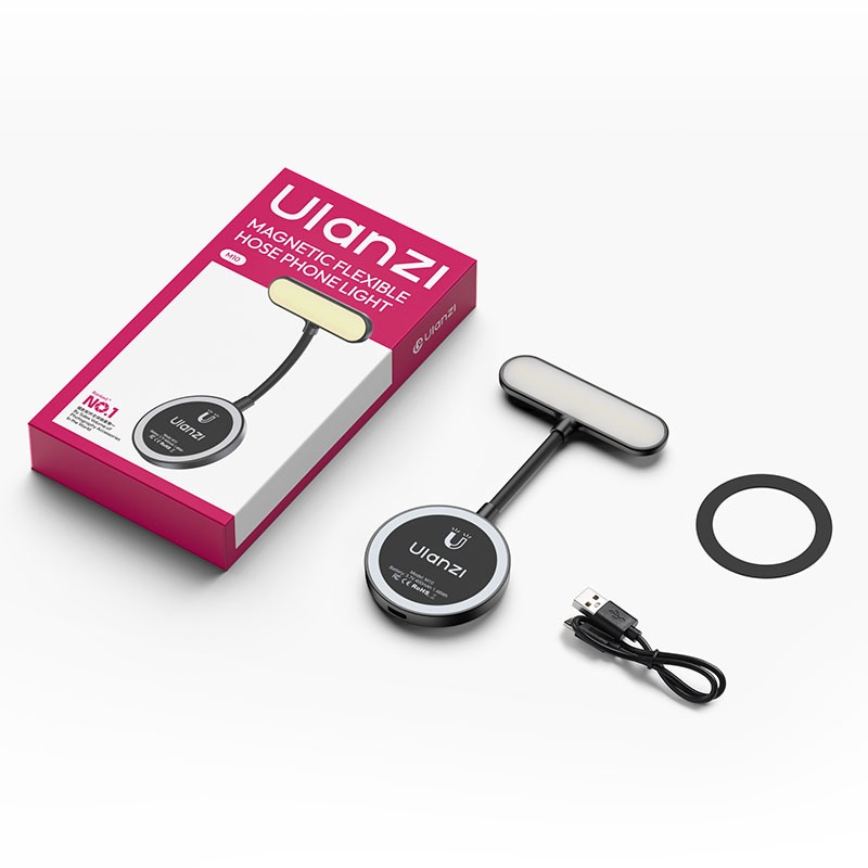  Ulanzi M10 – Magnetisk LED-lampa för mobil med flexibel arm och MagSafe från Kamda – snabb leverans och trygg e-handel