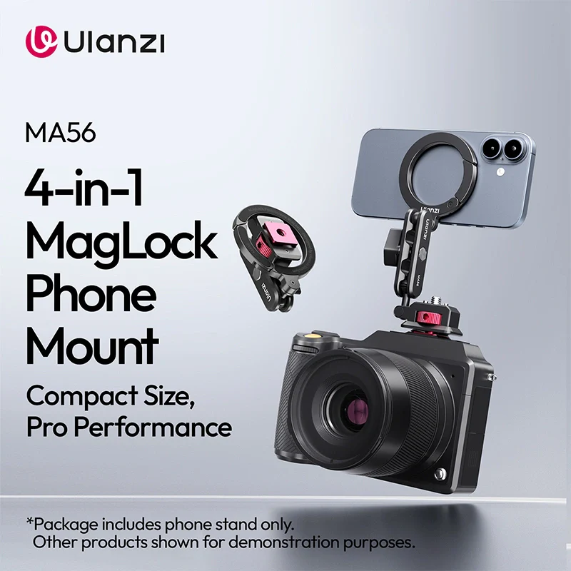  Ulanzi MA56 4-in-1 MagLock – Magnetiskt mobilfäste med 360° rotation från Kamda – snabb leverans och trygg e-handel